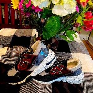 Colour block shoes (size 7) for women